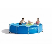 Piscina fuori terra Intex 28200 Frame rotonda cm 305 x 76 tonda giardino